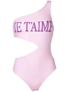 ALBERTA FERRETTI ALBERTA FERRETTI JE T'AIME SWIMSUIT - 粉色