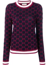 GUCCI GG JACQUARD LOGO SWEATER