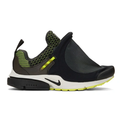 Comme Des Garçons Homme Deux Comme Des Garçons Homme Plus Black, White And Yellow X Nike Presto Tent Sneakers - 黑色 In Black