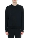 VALENTINO BLACK VLTN SWEATSHIRT IN COTTON,10829034