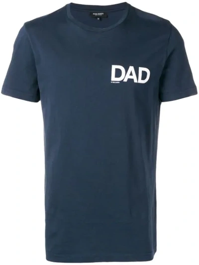 Ron Dorff Dad Printed T-shirt In Blue