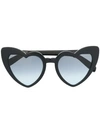 SAINT LAURENT SAINT LAURENT HEART FRAME SUNGLASSES - 黑色