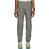 GUCCI GUCCI BROWN NYLON GG OVERSIZED LOUNGE trousers