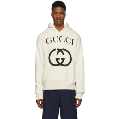 Gucci Off-white Interlocking G Hoodie