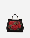 DOLCE & GABBANA MEDIUM SICILY BAG IN NEEDLEPOINT