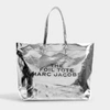 MARC JACOBS The Foil Tote in Silver Mixed Materials