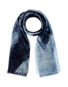 BRUNELLO CUCINELLI BRUNELLO CUCINELLI WOMAN SCARF MIDNIGHT BLUE SIZE - LINEN,46626078PP 1