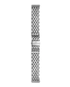 Michele Deco 16 16mm Diamond Bracelet Watchband In Gray