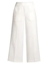 KATE SPADE Twill Pocket Cropped Flare Pants