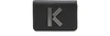 KENZO K LEATHER CARD HOLDER,F952PM303L01.99/BLACK