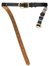 Dorothee Schumacher Mixed Double Belt In Black