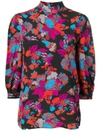 GIVENCHY FIRE FLORAL PRINT BLOUSE