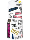 DSQUARED2 DSQUARED2 PATCH DRESS - 白色