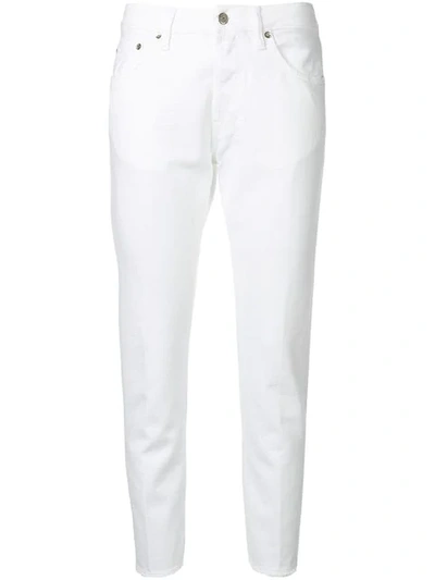 Golden Goose Deluxe Brand Mid-rise Tapered Jeans - 白色 In White