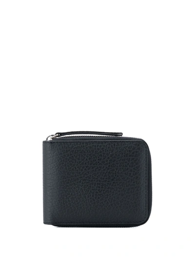 Maison Margiela Zip-around Wallet In Black