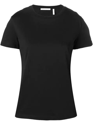 Helmut Lang Basic T-shirt - 黑色 In Xnu Black Basalt