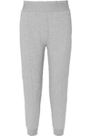 ADIDAS BY STELLA MCCARTNEY ESSENTIALS FRENCH COTTON-BLEND TERRY TRACK PANTS