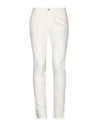 Manila Grace Denim Pants In Ivory