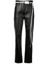 VICTORIA BECKHAM VICTORIA BECKHAM STRAIGHT LEG TROUSERS - 黑色