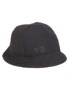 Y-3 LOGO BUCKET HAT,10828302