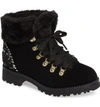 JACK ROGERS CHARLIE FAUX SHEARLING LINED BOOTIE,1718BB0012