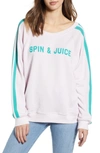 WILDFOX SPIN & JUICE SOMMERS SWEATSHIRT,WLT5421F6