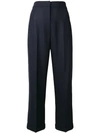 JACQUEMUS HIGH WAISTED CROPPED TROUSERS