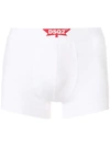DSQUARED2 DSQUARED2 CONTRAST LOGO PRINT BOXERS - 白色