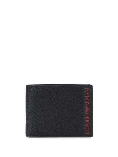 Emporio Armani Billfold Wallet - 黑色 In Black