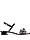 RAYNE PATENT SANDALS