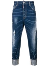 DSQUARED2 80'S CROPPED JEANS