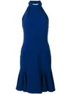 STELLA MCCARTNEY HALTERNECK FLUTTER DRESS