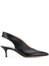 GIANVITO ROSSI POINTED SLINGBACK PUMPS