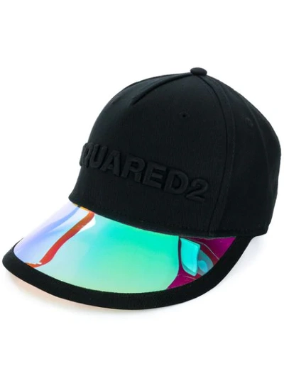 Dsquared2 Visor Detail Cap In Black