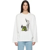 OUR LEGACY OUR LEGACY WHITE PSYCHEDELIC HUNT LONG SLEEVE T-SHIRT