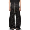 RICK OWENS RICK OWENS BLACK PUSHER TROUSERS