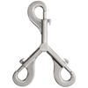 RICK OWENS RICK OWENS SILVER HYDRA HOOK KEYCHAIN