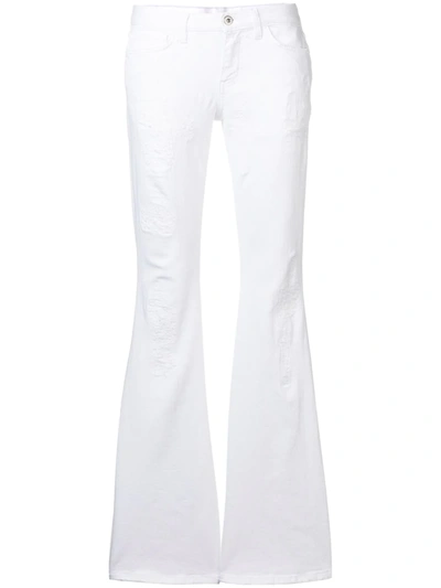 Faith Connexion Low-rise Flared Jeans - 白色 In White