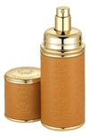 CREED CAMEL WITH GOLD TRIM LEATHER ATOMIZER,1505000421