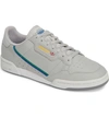 Adidas Originals Grey Continental 80 Leather Low-top Sneakers