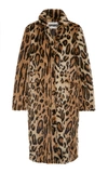 APPARIS CHARLIE PRINTED FAUX-FUR COAT,731576