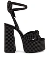 SAINT LAURENT PLATFORM STUD SANDAL,SLAU-WZ425