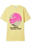 AMBUSH ALL EQUAL PRINTED COTTON-JERSEY T-SHIRT