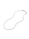 DAVID YURMAN BABY BOX CHAIN NECKLACE,0434442501687