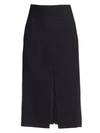 AKRIS Slit-Front Pencil Skirt