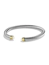 DAVID YURMAN WOMEN'S CABLE CLASSICS BRACELET WITH PEARLS AND 14K YELLOW GOLD,0409710356244