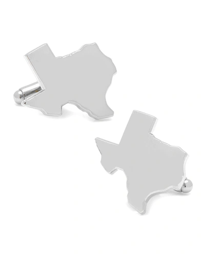 Cufflinks, Inc Texas Cufflinks In Silver