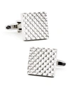 Cufflinks, Inc Apex Square Cuff Links In Silver