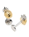 Cufflinks, Inc 3d Pineapple Cuff Links In Silver