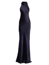 GALVAN Sienna Long Silk Dress